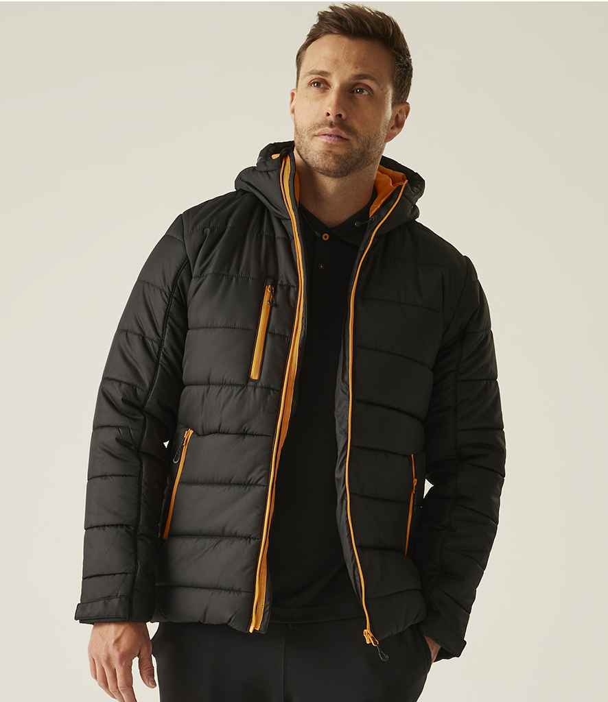 Regatta Professional Regatta Navigate Thermal Jacket Black/Orange Pop