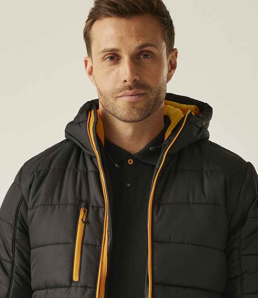 Regatta Professional Regatta Navigate Thermal Jacket Black/Orange Pop
