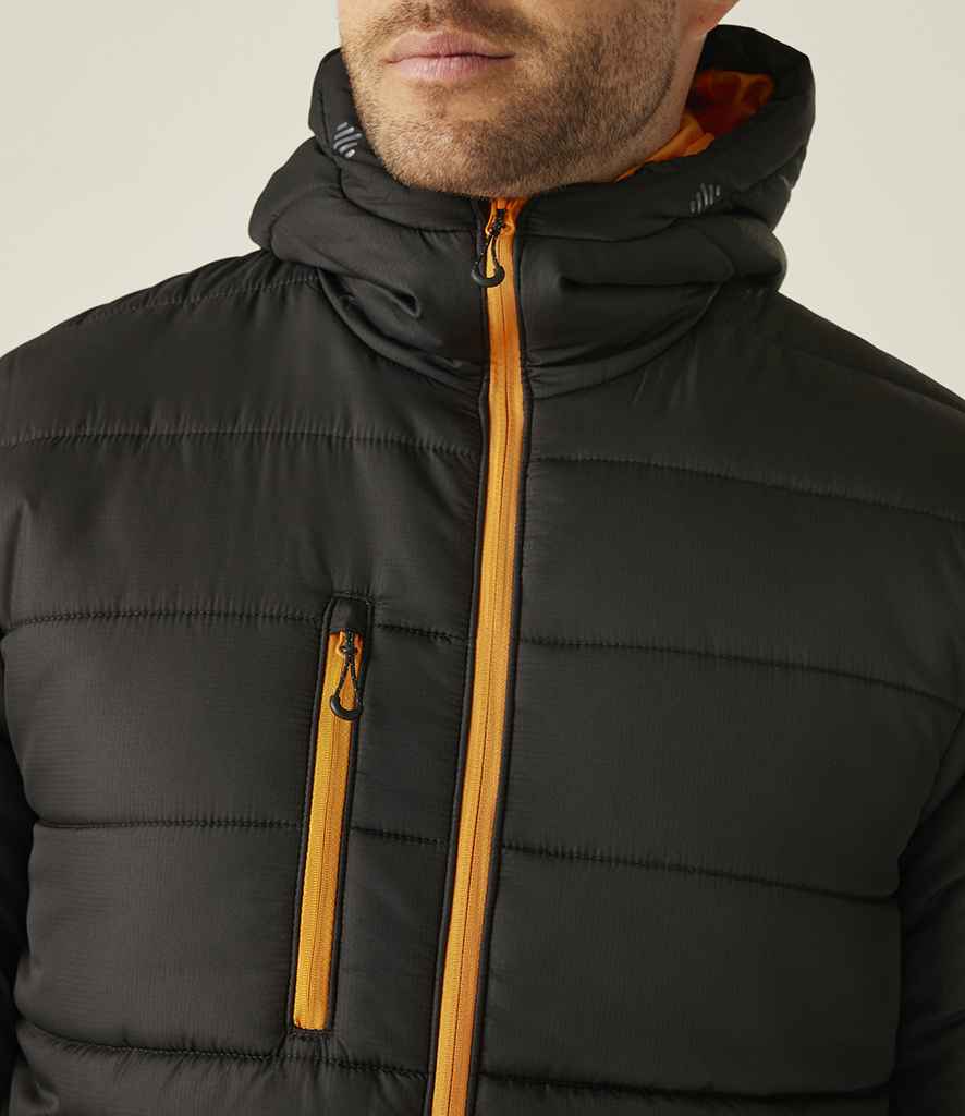 Regatta Professional Regatta Navigate Thermal Jacket Black/Orange Pop