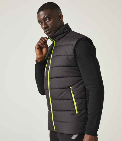 Regatta Professional Regatta Navigate Thermal Bodywarmer Black/Lime Green