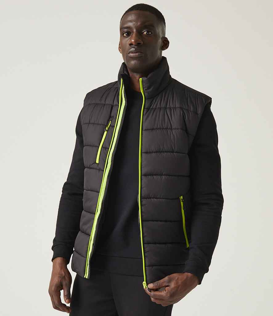 Regatta Professional Regatta Navigate Thermal Bodywarmer Black/Lime Green