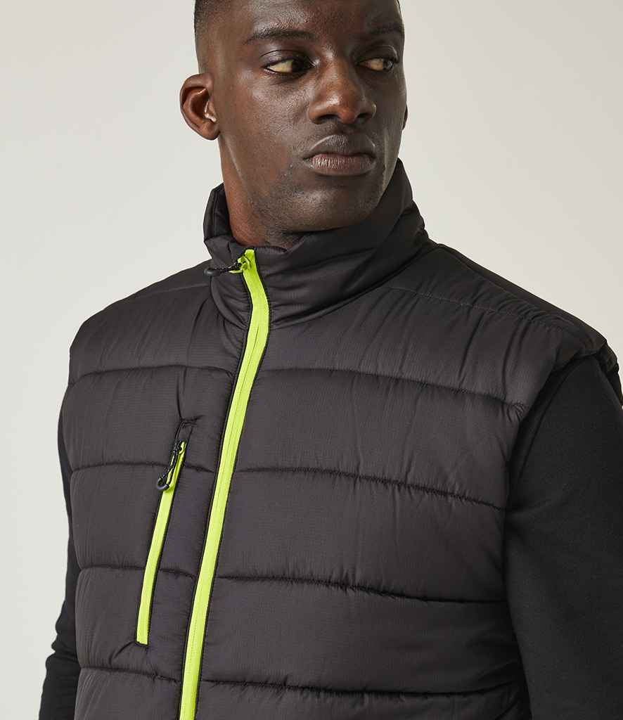 Regatta Professional Regatta Navigate Thermal Bodywarmer Black/Lime Green