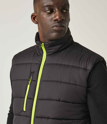 Regatta Professional Regatta Navigate Thermal Bodywarmer Black/Lime Green