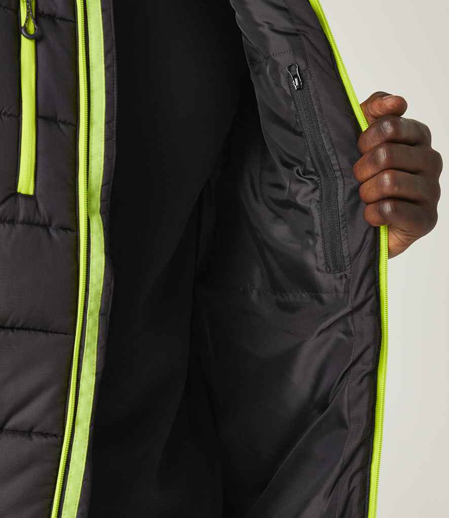 Regatta Professional Regatta Navigate Thermal Bodywarmer Black/Lime Green