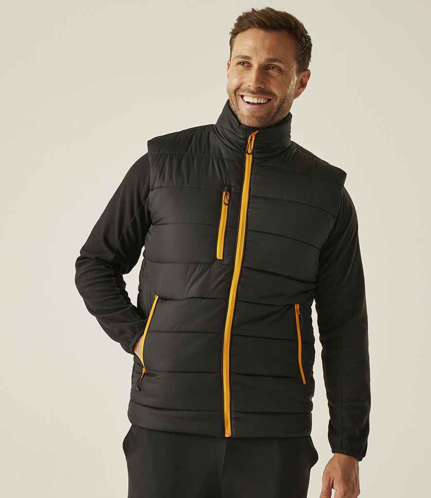 Regatta Professional Regatta Navigate Thermal Bodywarmer Black/Orange Pop
