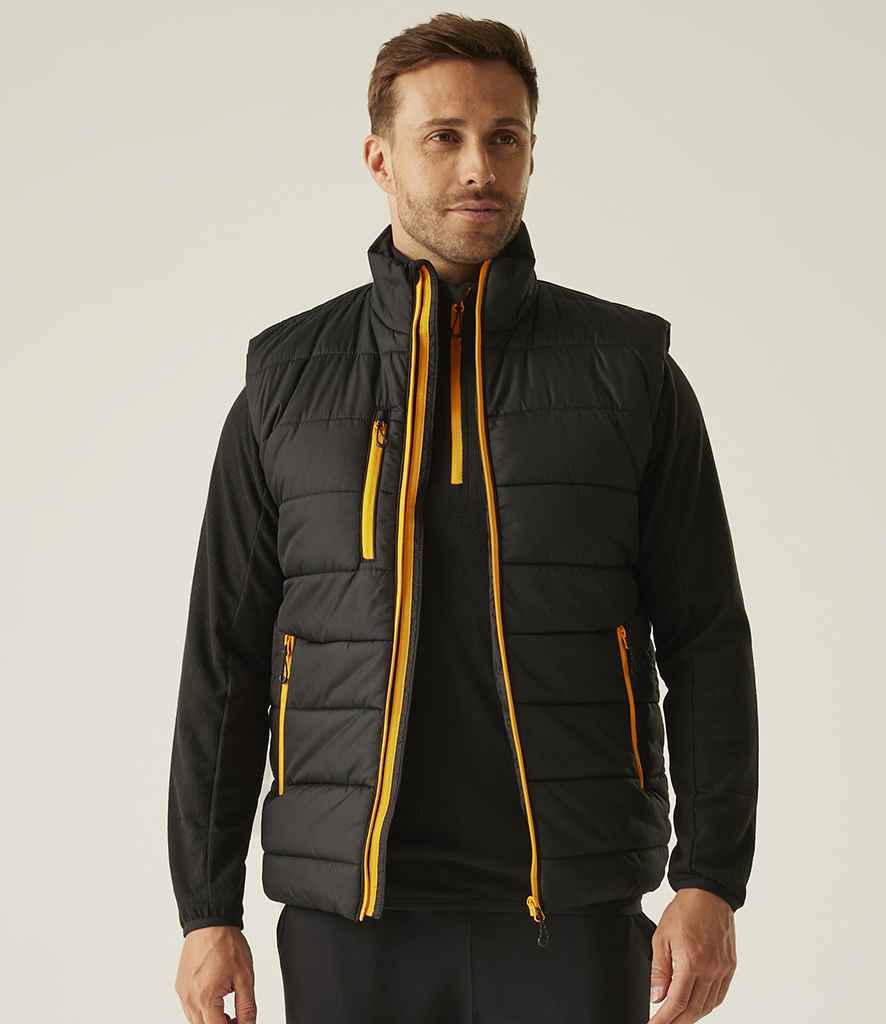 Regatta Professional Regatta Navigate Thermal Bodywarmer Black/Orange Pop
