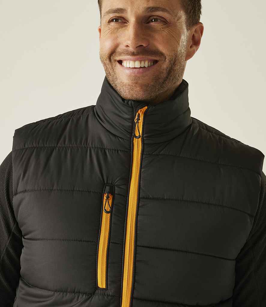 Regatta Professional Regatta Navigate Thermal Bodywarmer Black/Orange Pop