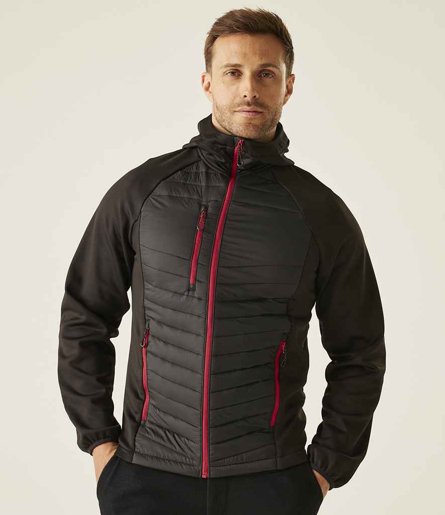Regatta Professional Regatta Navigate Hybrid Jacket Black/Classic Red