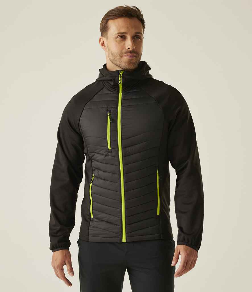 Regatta Professional Regatta Navigate Hybrid Jacket Black/Lime Green