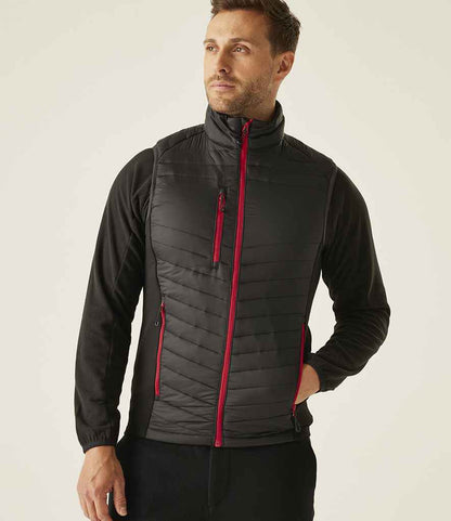 Regatta Professional Regatta Navigate Hybrid Bodywarmer Black/Classic Red