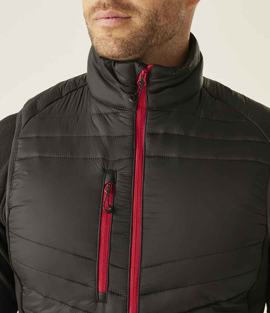 Regatta Professional Regatta Navigate Hybrid Bodywarmer Black/Classic Red