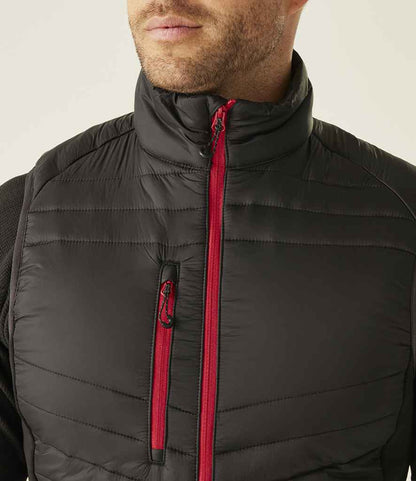 Regatta Professional Regatta Navigate Hybrid Bodywarmer Black/Classic Red