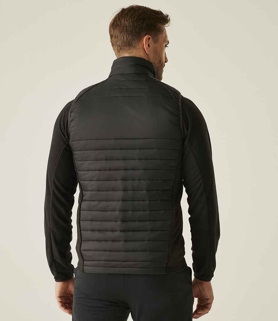 Regatta Professional Regatta Navigate Hybrid Bodywarmer Black/Lime Green