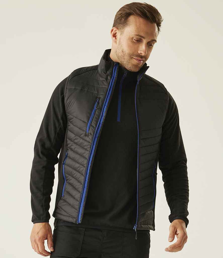 Regatta Professional Regatta Navigate Hybrid Bodywarmer Black/New Royal Blue