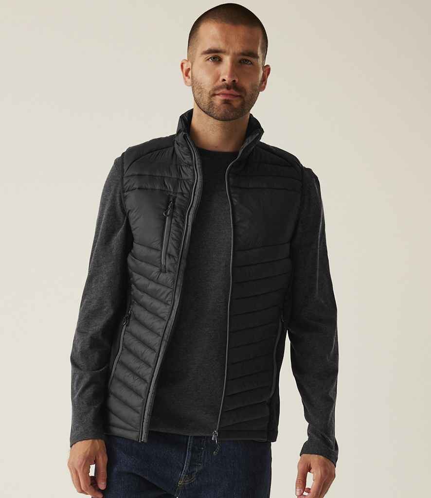 Regatta Professional Regatta Navigate Hybrid Bodywarmer Black/Seal Grey