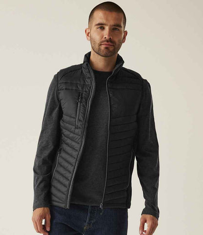 Regatta Professional Regatta Navigate Hybrid Bodywarmer Black/Seal Grey