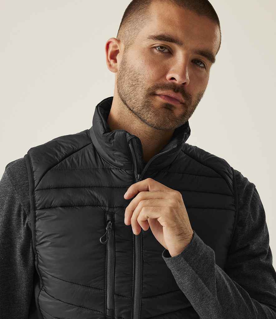 Regatta Professional Regatta Navigate Hybrid Bodywarmer Black/Seal Grey