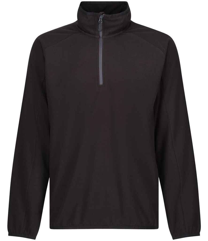 Regatta Navigate Half Zip Fleece in Black/Seal Grey