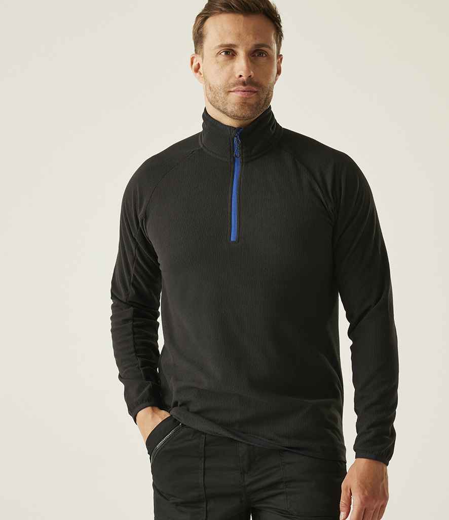 Regatta Professional Regatta Navigate Half Zip Fleece Black/New Royal Blue