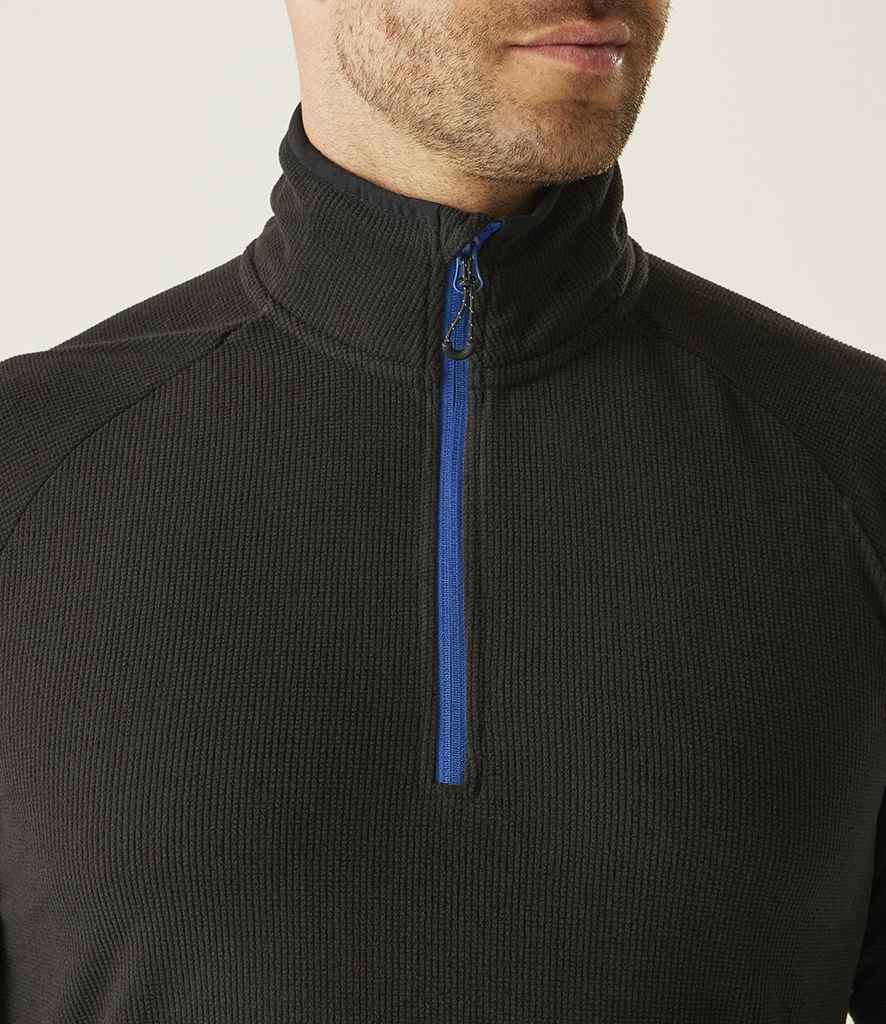 Regatta Professional Regatta Navigate Half Zip Fleece Black/New Royal Blue