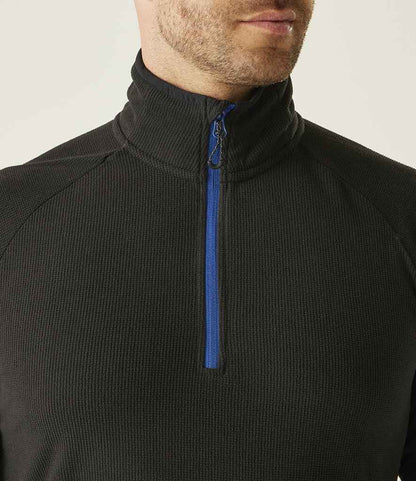 Regatta Professional Regatta Navigate Half Zip Fleece Black/New Royal Blue