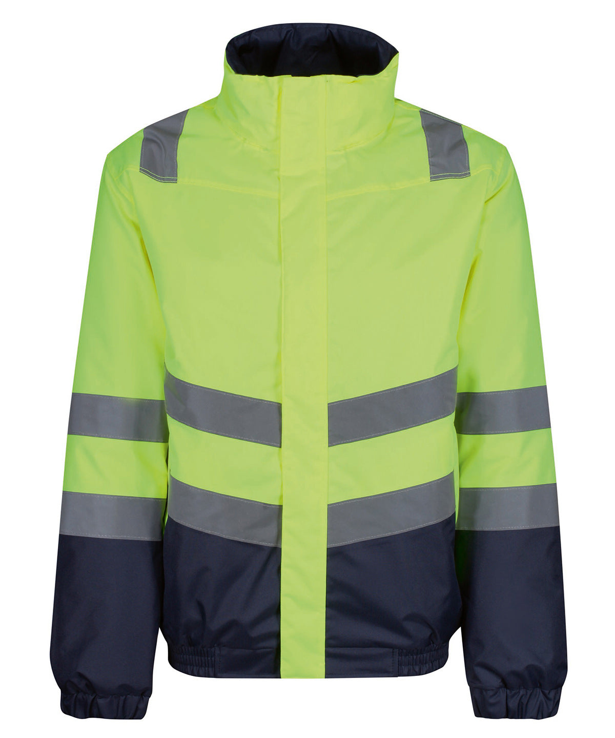 Regatta High Visibility Pro hi-vis classic bomber jacket Yellow/Navy
