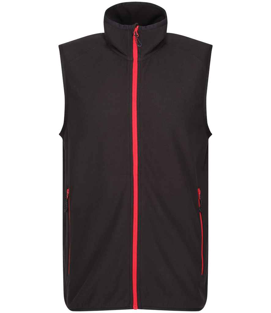 Regatta Navigate Fleece Bodywarmer in Black/Classic Red