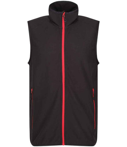 Regatta Navigate Fleece Bodywarmer in Black/Classic Red