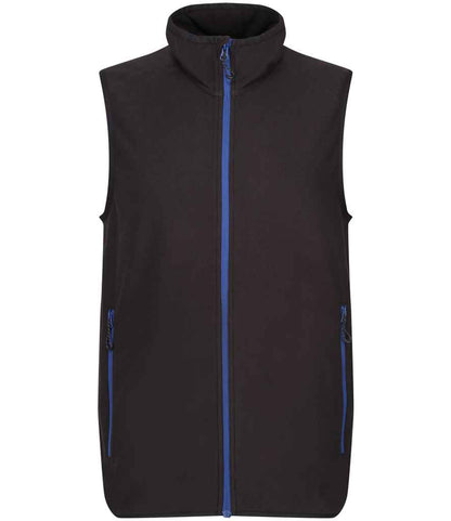 Regatta Navigate Fleece Bodywarmer in Black/New Royal Blue