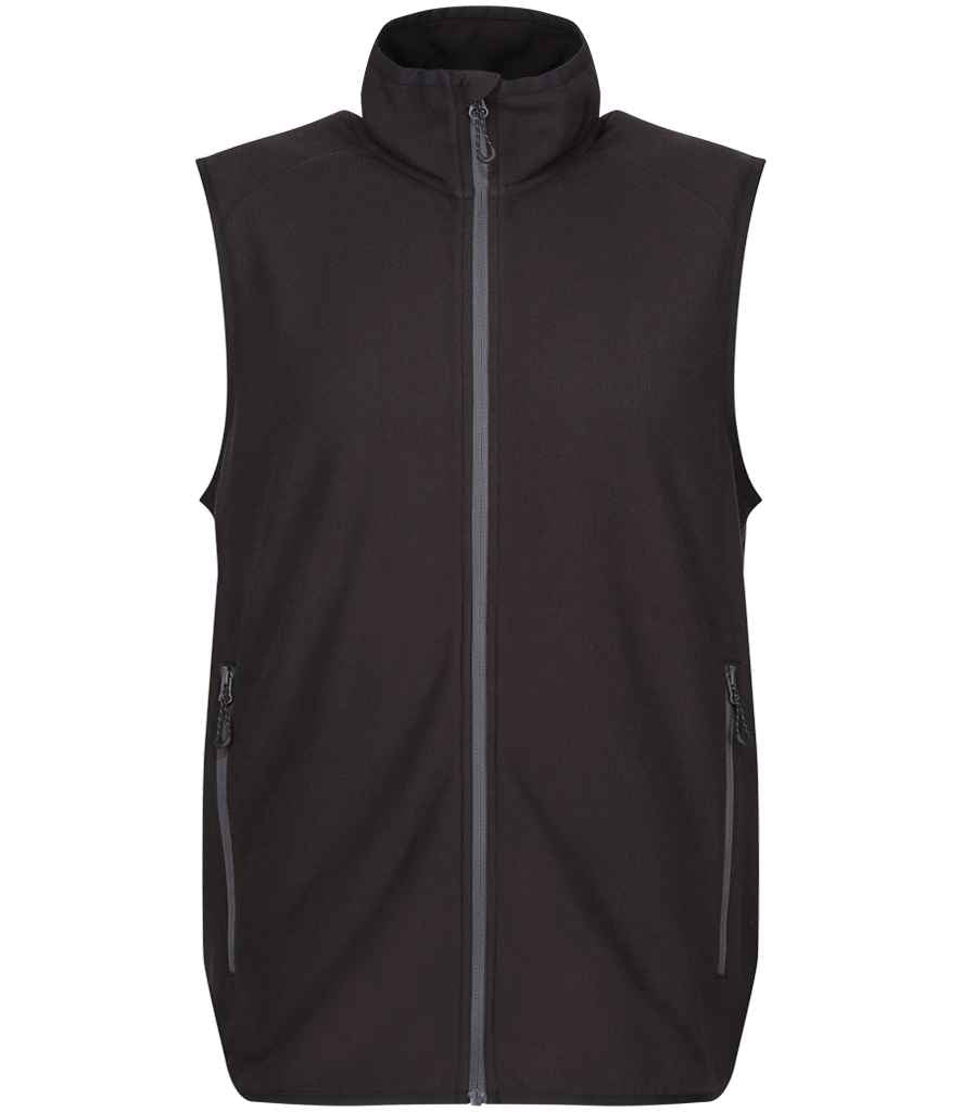 Regatta Navigate Fleece Bodywarmer in Black/Seal Grey