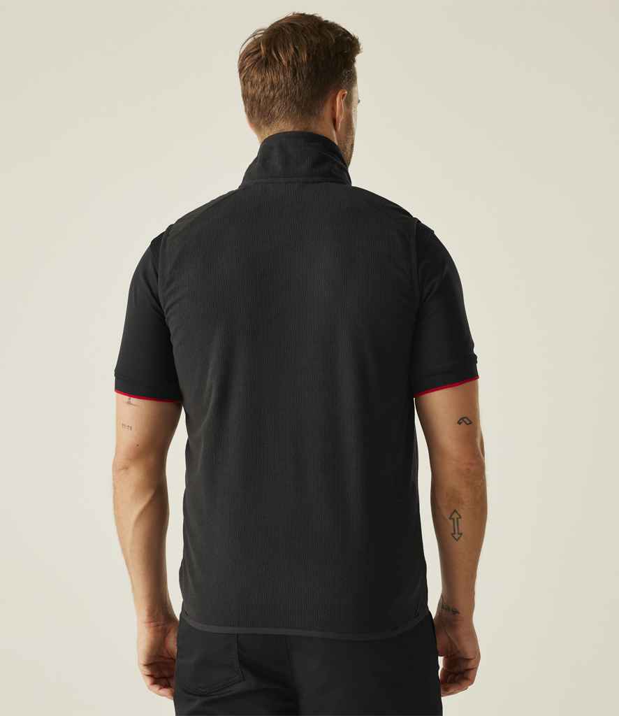Regatta Professional Regatta Navigate Fleece Bodywarmer Black/Classic Red