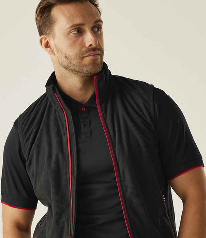 Regatta Professional Regatta Navigate Fleece Bodywarmer Black/Classic Red