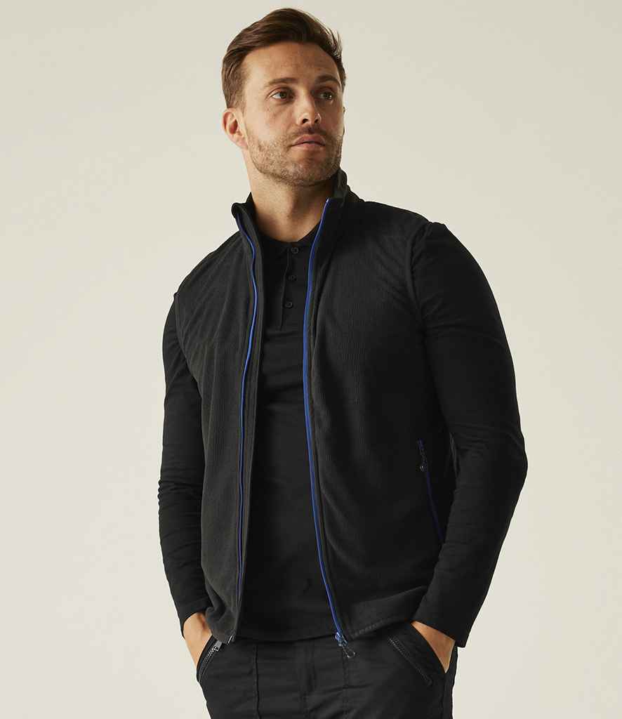 Regatta Professional Regatta Navigate Fleece Bodywarmer Black/New Royal Blue