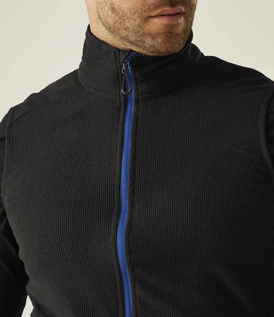 Regatta Professional Regatta Navigate Fleece Bodywarmer Black/New Royal Blue