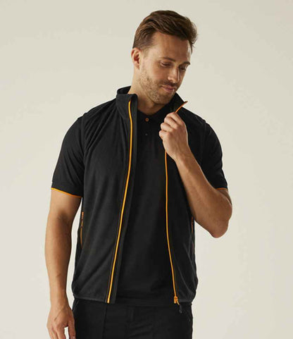 Regatta Professional Regatta Navigate Fleece Bodywarmer Black/Orange Pop