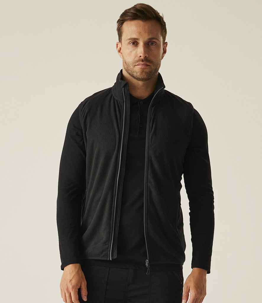 Regatta Professional Regatta Navigate Fleece Bodywarmer Black/Seal Grey