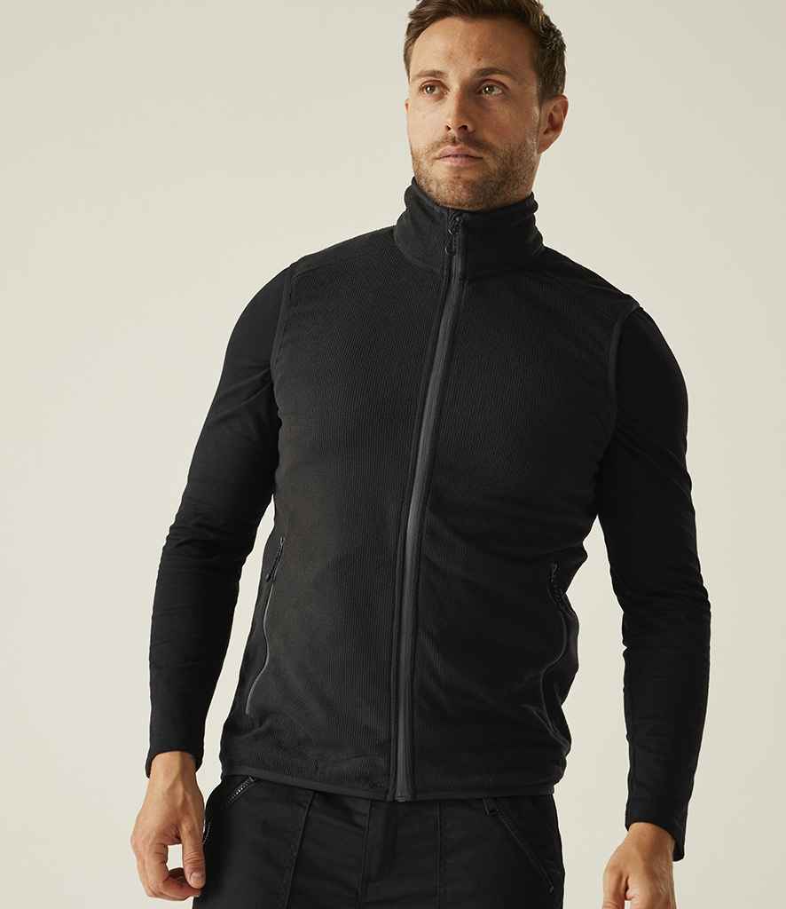 Regatta Professional Regatta Navigate Fleece Bodywarmer Black/Seal Grey