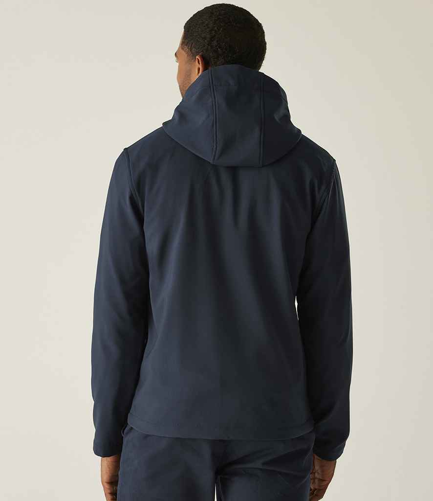 Regatta Professional Regatta Navigate Two Layer Hooded Soft Shell Jacket Navy/Seal Grey