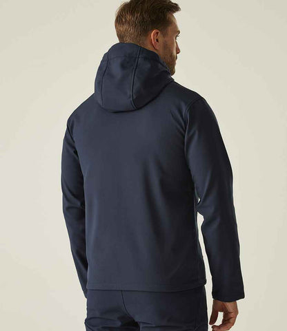 Regatta Professional Regatta Navigate Two Layer Hooded Soft Shell Jacket Navy/French Blue
