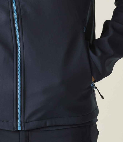 Regatta Professional Regatta Navigate Two Layer Hooded Soft Shell Jacket Navy/French Blue