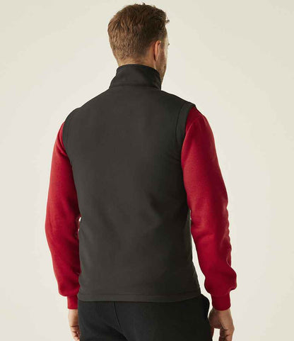 Regatta Professional Regatta Navigate Two Layer Soft Shell Bodywarmer Black/Classic Red