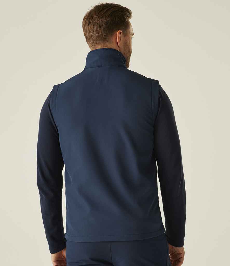 Regatta Professional Regatta Navigate Two Layer Soft Shell Bodywarmer Navy/Seal Grey