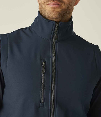 Regatta Professional Regatta Navigate Two Layer Soft Shell Bodywarmer Navy/Seal Grey