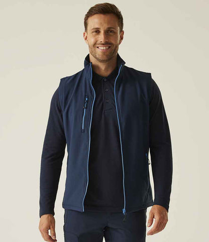 Regatta Professional Regatta Navigate Two Layer Soft Shell Bodywarmer Navy/French Blue
