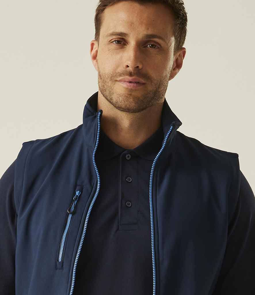 Regatta Professional Regatta Navigate Two Layer Soft Shell Bodywarmer Navy/French Blue