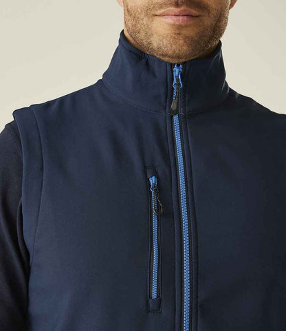 Regatta Professional Regatta Navigate Two Layer Soft Shell Bodywarmer Navy/French Blue