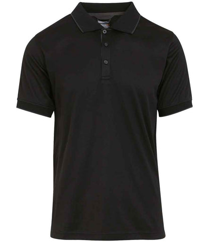 Regatta Navigate Polo Shirt in Black/Seal Grey