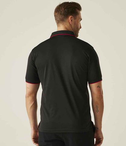 Regatta Professional Regatta Navigate Polo Shirt Black/Classic Red