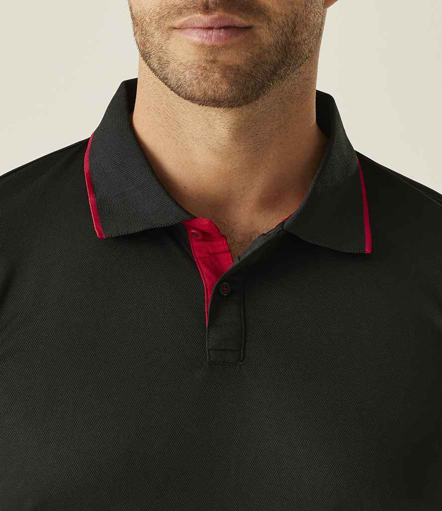 Regatta Professional Regatta Navigate Polo Shirt Black/Classic Red