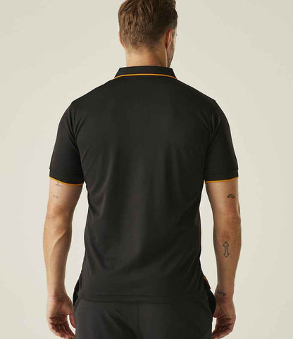 Regatta Professional Regatta Navigate Polo Shirt Black/Orange Pop